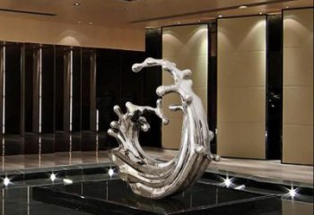 房地產(chǎn)浪花雕塑