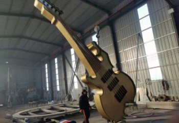 大提琴雕塑定做，小區(qū)擺件，不銹鋼大提琴雕塑制作