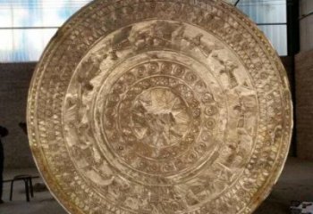 銅鼓雕塑選用，多彩藝術(shù)，大型銅鼓雕塑展品