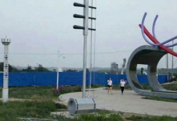 馬頭琴雕塑常用，酒店擺件，不銹鋼馬頭琴雕塑觀賞型
