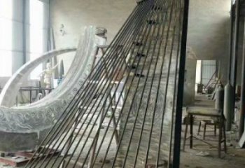 馬頭琴雕塑制造商，景觀雕塑，不銹鋼馬頭琴雕塑訂做