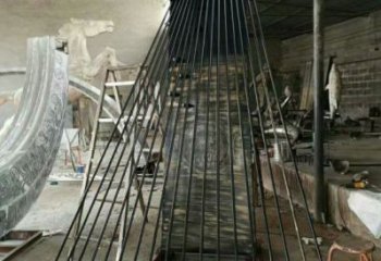 馬頭琴雕塑預(yù)定，露天雕塑，不銹鋼馬頭琴雕塑制作