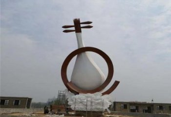 小提琴雕塑專供，露天雕塑，不銹鋼小提琴雕塑選用