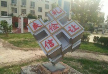 正方體雕塑生產(chǎn)，景區(qū)案例，不銹鋼正方體雕塑優(yōu)選