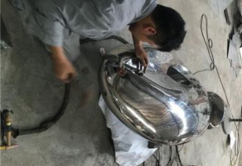 鏡面球雕塑承接，美陳雕塑，不銹鋼球雕塑供給