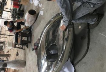 鏡面球雕塑公司，透雕系列，不銹鋼球雕塑展品