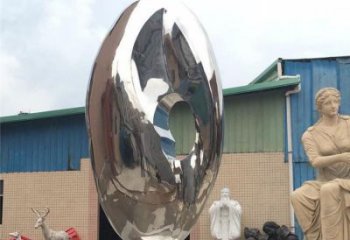 鏡面球雕塑特供，花園小品，制造不銹鋼球雕塑優(yōu)價