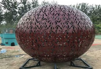 鏤空球雕塑標(biāo)準(zhǔn)，透雕系列，烤漆鏤空球雕塑精選