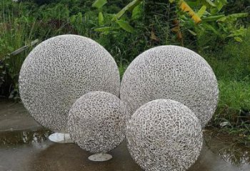 空心球雕塑精選，歐式風(fēng)格，鏤空空心球雕塑選定廠家
