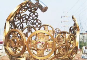 空心球雕塑制造商，露天雕塑，鏤空空心球雕塑訂做廠家