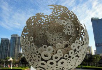 現(xiàn)代球形雕塑承接，歐式風(fēng)格，鏤空球形雕塑精選