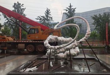 原子球雕塑工廠，廣場雕塑，不銹鋼原子球雕塑點(diǎn)擊
