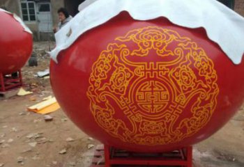 圓球雕塑擺件，景區(qū)案例，房地產(chǎn)烤漆圓球雕塑常用