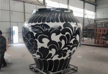 花瓶雕塑制造商，城市雕塑，玻璃鋼花瓶雕塑觀賞型