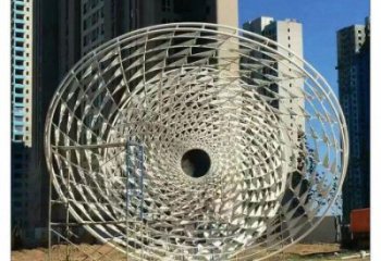 花瓶雕塑常用，鋼管組合，景觀鏤空花瓶雕塑定價(jià)