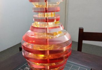 花瓶雕塑工程選用，美陳雕塑，異形花瓶雕塑展示專供