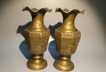 花瓶雕塑定價(jià)，鑄銅工藝，銅花瓶雕塑制作廠家