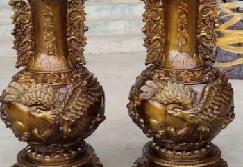 花瓶雕塑供應(yīng)，地標(biāo)擺件，銅花瓶雕塑制造廠家