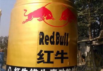 飲料瓶雕塑精選，露天雕塑，玻璃鋼飲料瓶雕塑展品