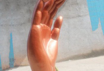 佛手雕塑廠家，玉手雕塑，戶外景觀美陳雕塑