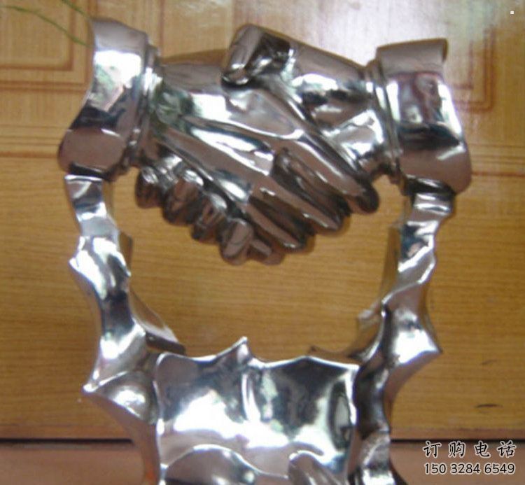 握手雕塑承接，噴泉雕塑，不銹鋼握手雕塑優(yōu)價