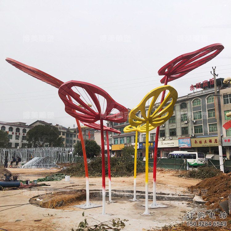 戶外遮陽(yáng)樹雕塑通用，多彩藝術(shù)，不銹鋼遮陽(yáng)樹雕塑供應(yīng)
