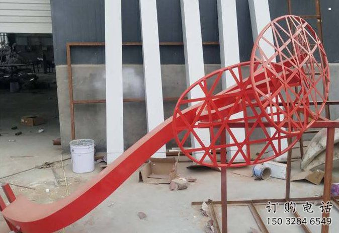 大型遮陽樹雕塑制作，花園小品，不銹鋼遮陽樹雕塑廠家