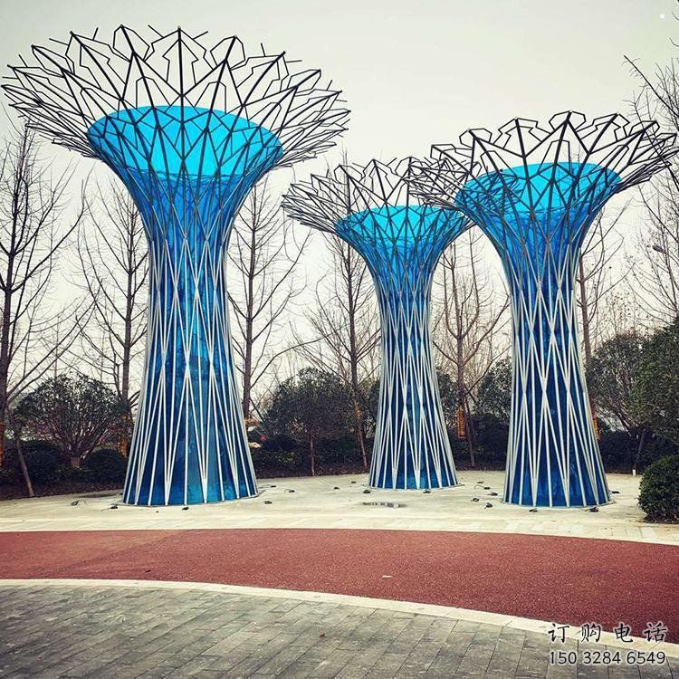 鏤空樹雕塑工廠選用，街道標識，烤漆鏤空樹雕塑制作