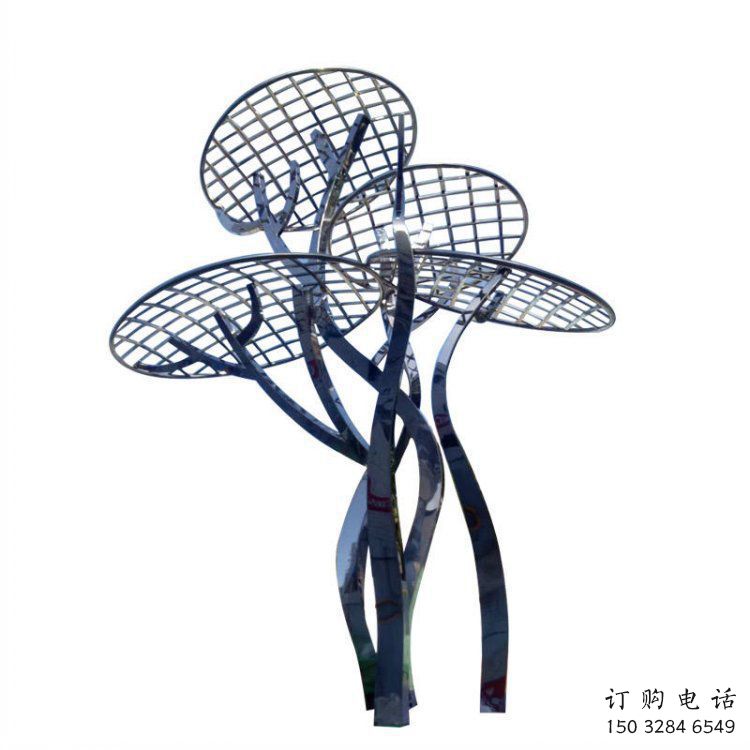 蘑菇樹雕塑廠家，標識雕塑，鏤空蘑菇樹雕塑供給