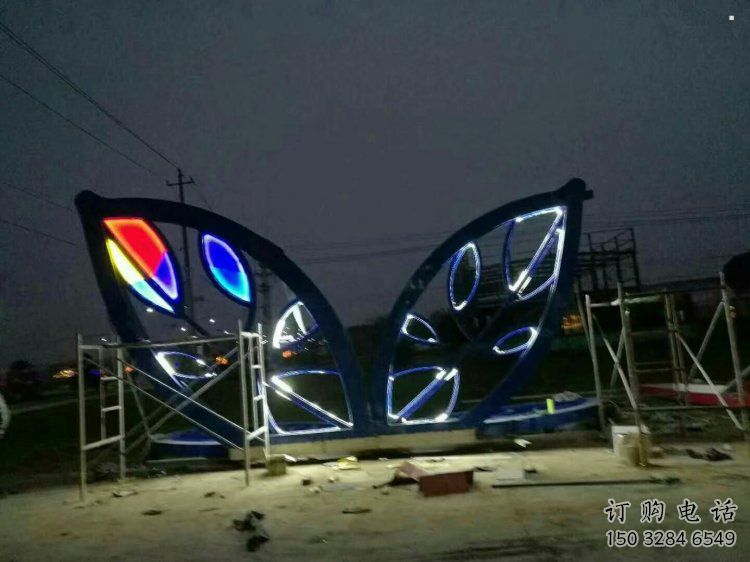 燈光樹葉雕塑廠家，中式工藝，燈光樹葉雕塑精選