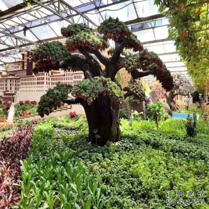 仿真樹雕塑選定，植物雕塑，玻璃鋼仿真樹雕塑常用