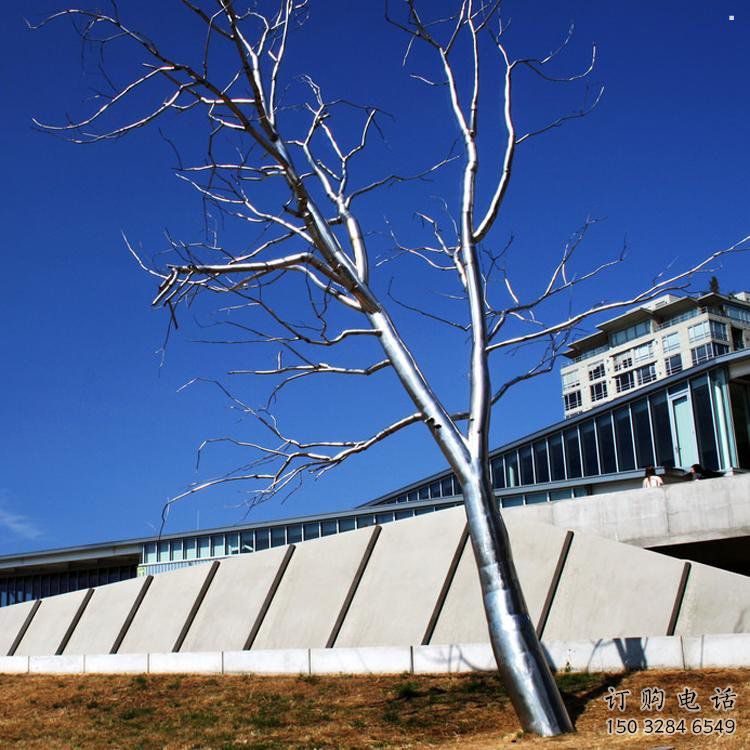 樹干雕塑定做，公園小品，不銹鋼樹干雕塑點(diǎn)擊