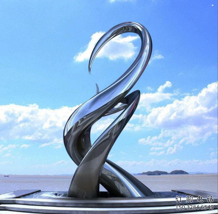 樹芽雕塑精選，廣場系列，不銹鋼樹芽雕塑制作