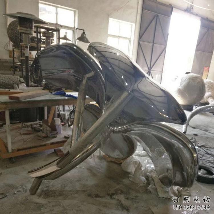 四葉草雕塑精選，公園小品，不銹鋼四葉草雕塑廠家