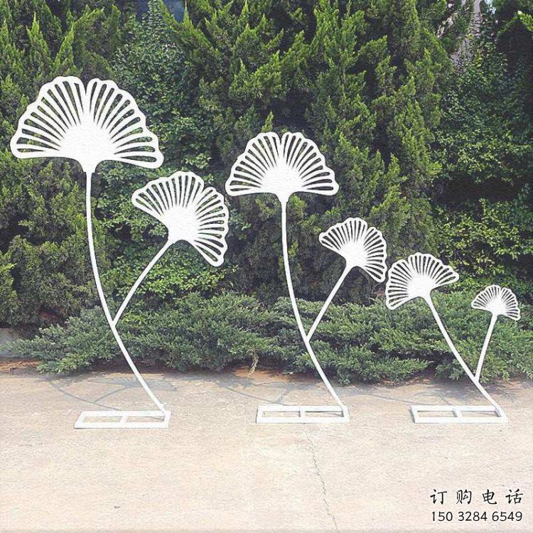 銀杏葉雕塑承接，廣場系列，不銹鋼銀杏葉雕塑標(biāo)準(zhǔn)