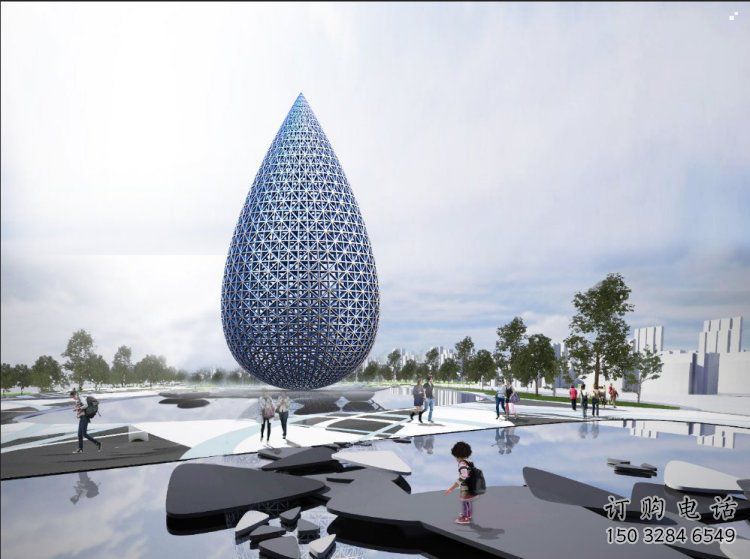 住宅小區(qū)水珠雕塑 住宅小區(qū)水珠雕塑