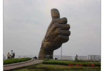 制造手掌雕塑廠家，鋼管組合，不銹鋼手掌雕塑常用