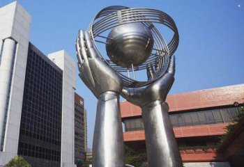 雙手雕塑專供，鍛造工藝，不銹鋼雙手雕塑廠家