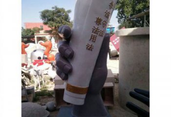 手卷雕塑通用，陸地擺件，各類玻璃鋼手卷雕塑點擊