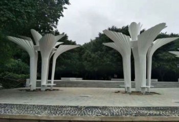 遮陽(yáng)樹(shù)雕塑展品，公園小品，不銹鋼遮陽(yáng)樹(shù)雕塑加工