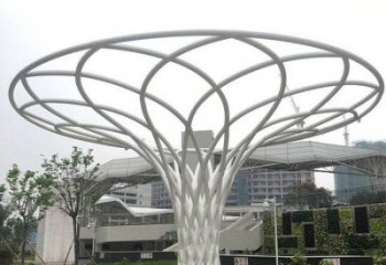 遮陽樹雕塑供需，標(biāo)識(shí)雕塑，鏤空遮陽樹雕塑制造商