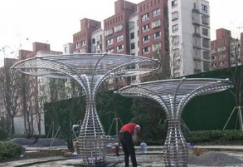 遮陽(yáng)樹(shù)雕塑制作，城市裝飾，鏤空遮陽(yáng)樹(shù)雕塑廠