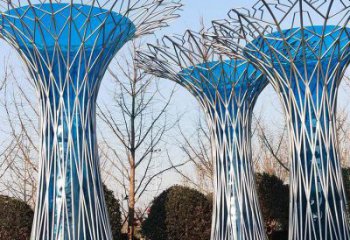 金屬鏤空樹(shù)雕塑承接，陸地?cái)[件，烤漆鏤空樹(shù)雕塑制造商