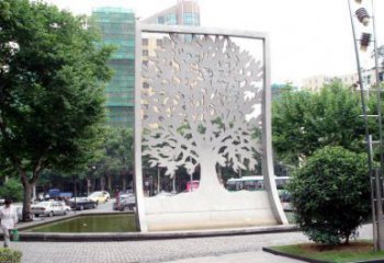鏤空樹雕塑常用，景觀概念，鏤空剪紙樹雕塑生產(chǎn)廠家