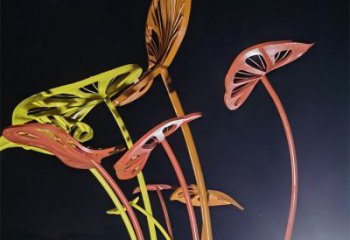 芭蕉葉雕塑精選，歐式風(fēng)格，不銹鋼芭蕉葉雕塑指用