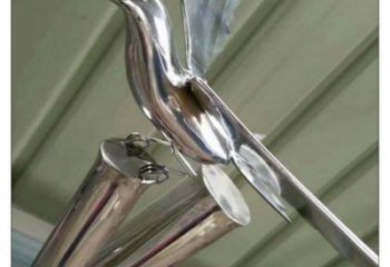 大型竹葉雕塑提供，室外雕塑，不銹鋼竹葉雕塑指用