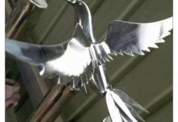 竹葉雕塑制作，景觀雕塑，鏡面不銹鋼竹葉雕塑承接