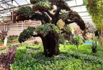 仿真樹(shù)雕塑選定，植物雕塑，玻璃鋼仿真樹(shù)雕塑常用