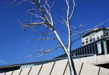 樹干雕塑定做，公園小品，不銹鋼樹干雕塑點擊