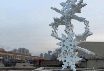 大型商場雪花雕塑